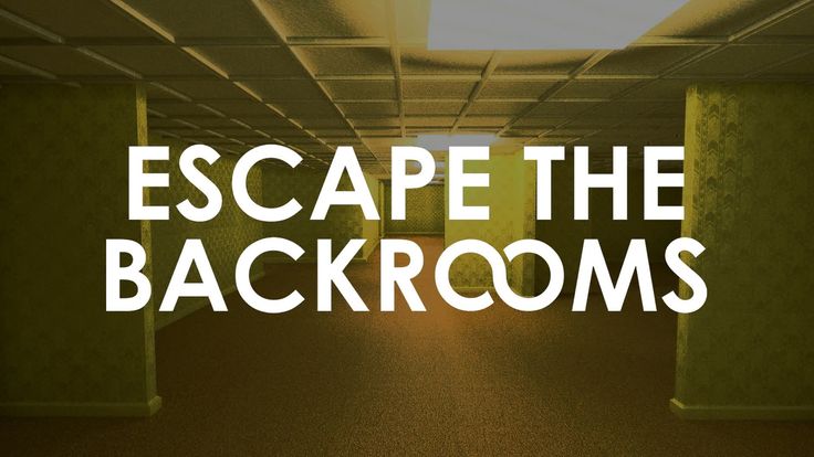 Escape the Backrooms title screen